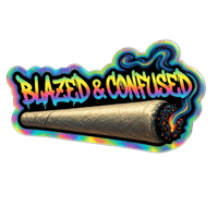 Image 1 of 🔥 LIT THOUGHTS – Premium Smoke Culture Die Cut Stickers