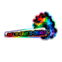 Image 7 of 🔥 LIT THOUGHTS – Premium Smoke Culture Die Cut Stickers
