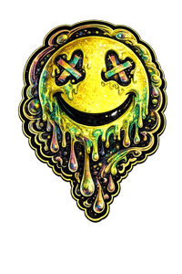 Image 4 of 🌌 PSYCHEDELIC RIPS – Cosmic Neon Die Cut Stickers