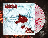 Image 2 of DEICIDE - Once Upon The Cross (12" LP on Milky Clear Vinyl w/ Blood Splatter)