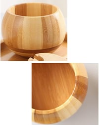 Image 8 of 👑The Armored Kingdom Salt & Spice Container-100% Natural Bamboo Wood-High Quality-Storage