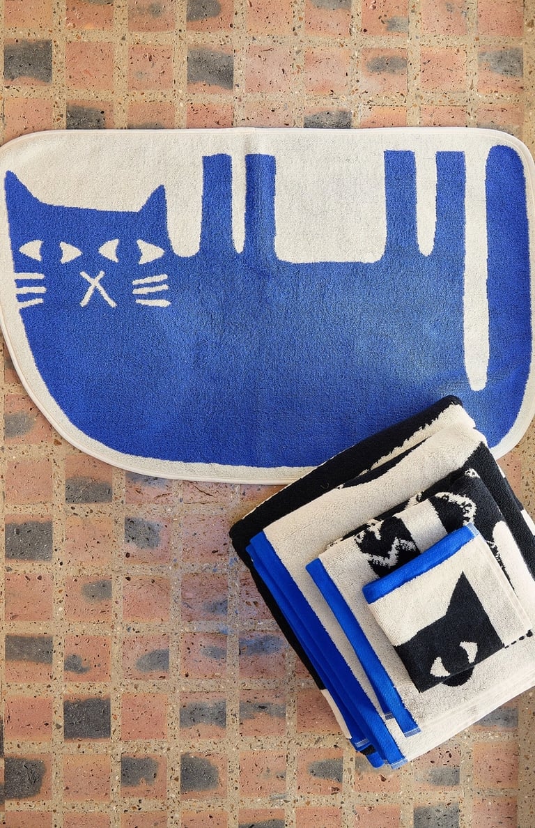 TAPIS DE BAIN LAZY CAT - DONNA WILSON Image 3