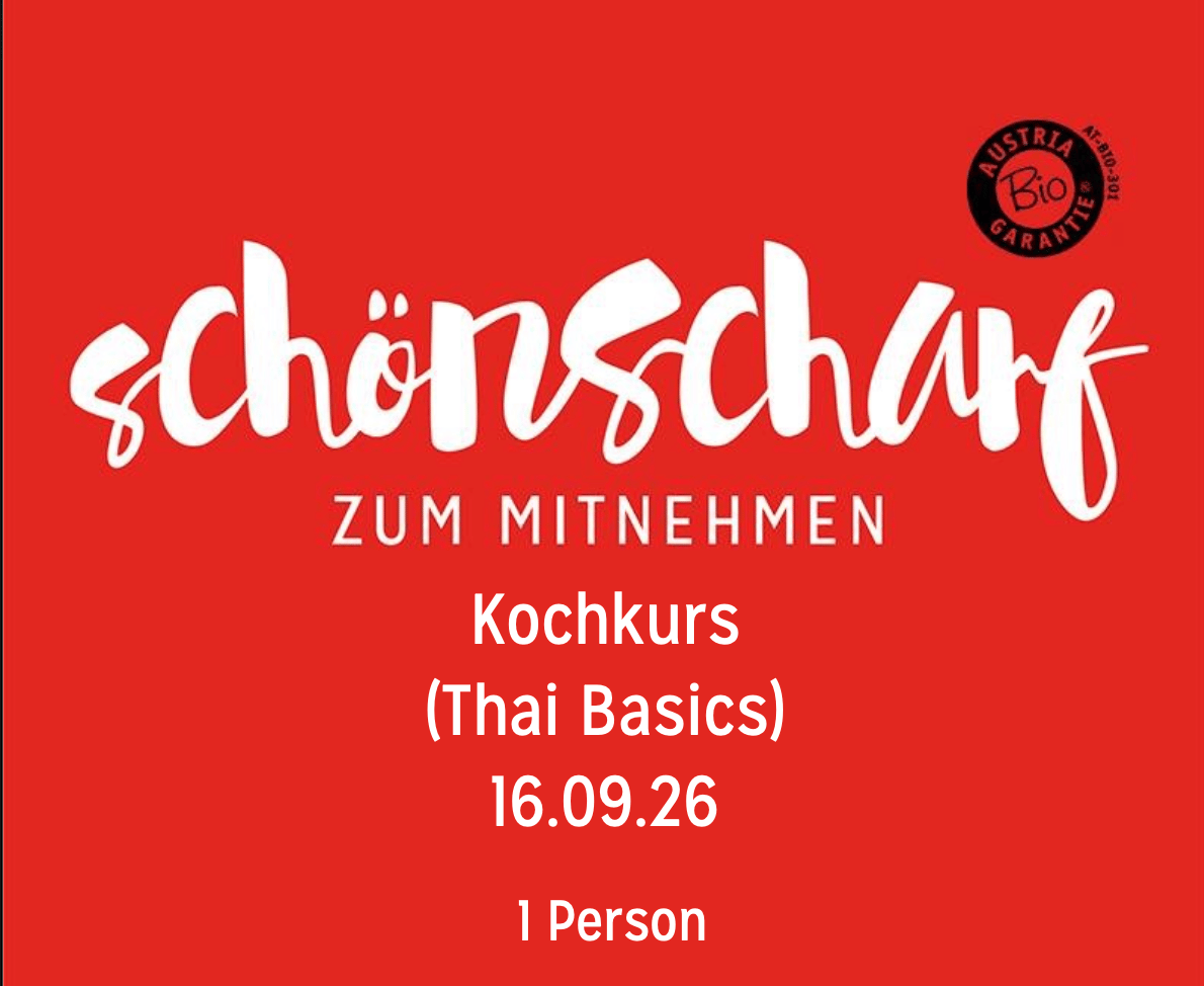Image of Thai Kochkurs „Thai Basics“ für 1 Person am 16.09.2026 im Andante.at