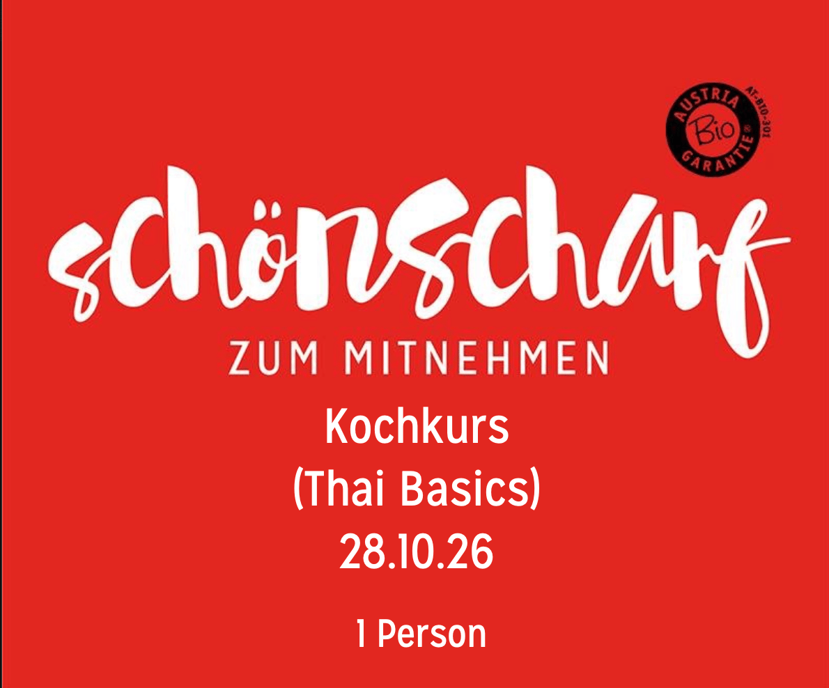 Image of Thai Kochkurs „Thai Basics“ für 1 Person am 28.10.2026 im Andante.at