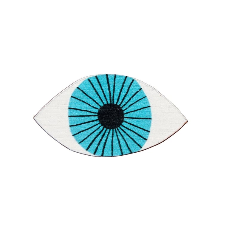 PIN'S OEIL EN BOIS - DONNA WILSON