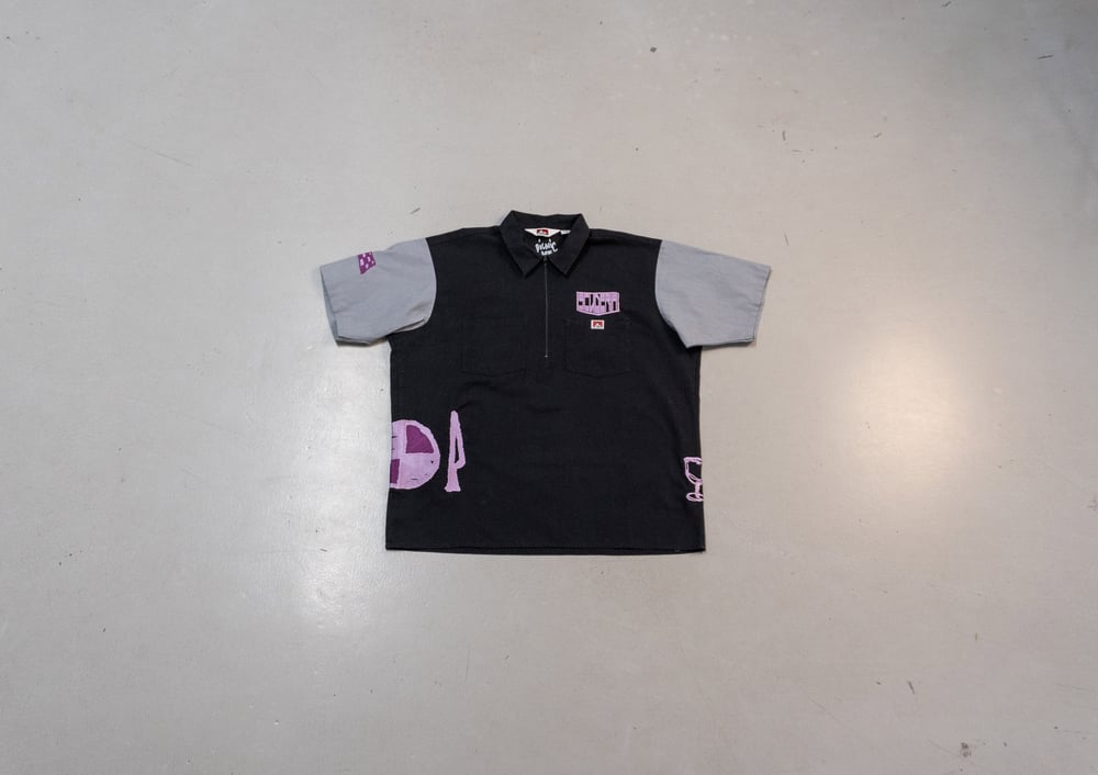 Image of Chemise Ben Davis PICNIC noire & grise