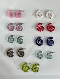 Image 2 of Endless Spiral Earrings