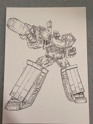 Image of Original Art Published Cover: TRANSFORMERS #30 REDCODE MEGACON RETRO FOIL EDITION // Redcode