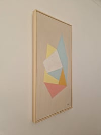 Image 2 of Soft unfolding forms 2 | Minimalist geometric oil painting