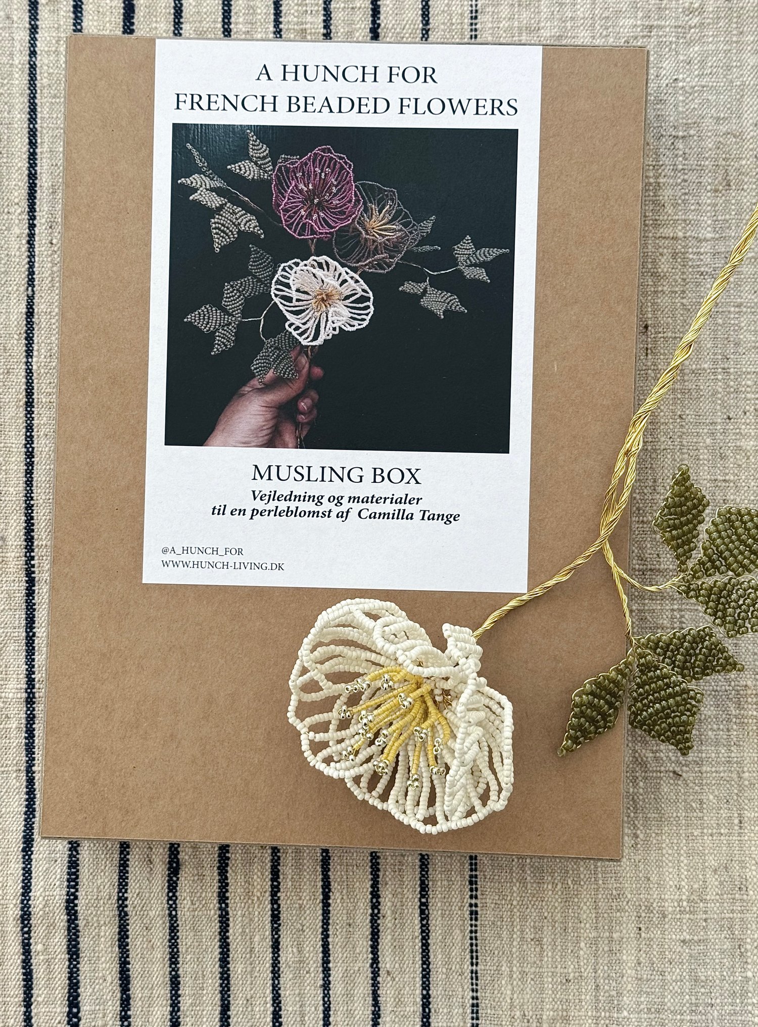 ‘Musling’ DIY perleblomst Box 