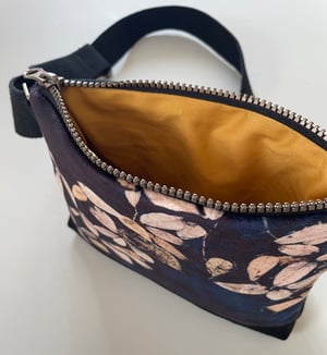 Image of Loch leaf, mini velvet crossbody / belt bag