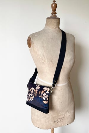 Image of Loch leaf, mini velvet crossbody / belt bag