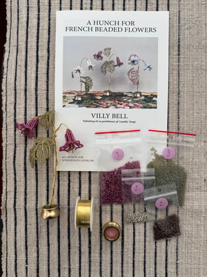 VILLY BELL, en perleblomst DIY æske
