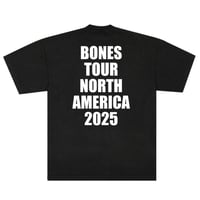 Image 2 of BONES NORTH AMERICA  tour tee 2025 