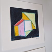 Image 3 of Colorful Geometric Abstract Painting on Paper