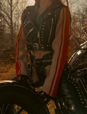 Image of Toxic Vision Golden Hour biker jacket