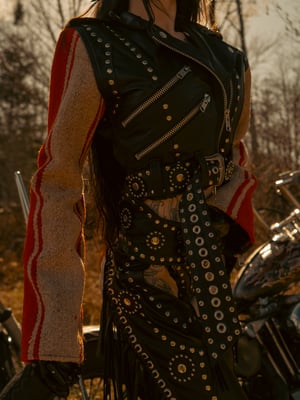 Image of Toxic Vision Golden Hour biker jacket