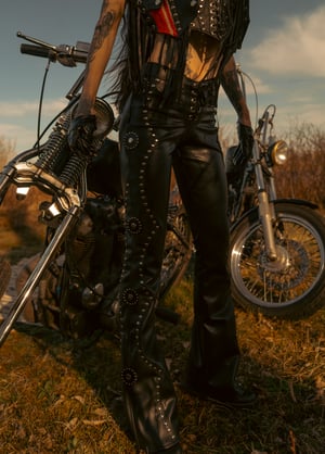 Image of Toxic Vision Golden Hour concho pants