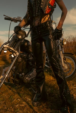 Image of Toxic Vision Golden Hour concho pants