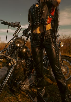 Image of Toxic Vision Golden Hour concho pants