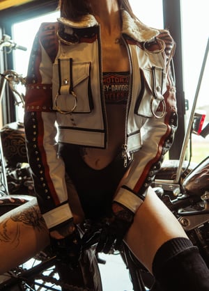Image of Toxic Vision Hellbent bomber jacket LARGER SIZE