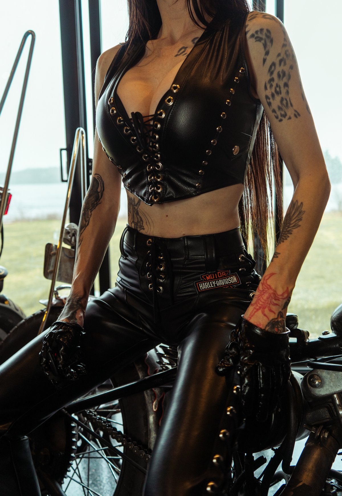 Image of Toxic Vision Hellbent crop top