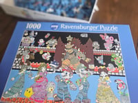 Image 1 of 1000 piece jigsaw puzzle and foil print combo 