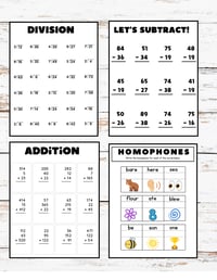 Image 4 of Personalized 3rd Grade Workbook (Free Shipping)