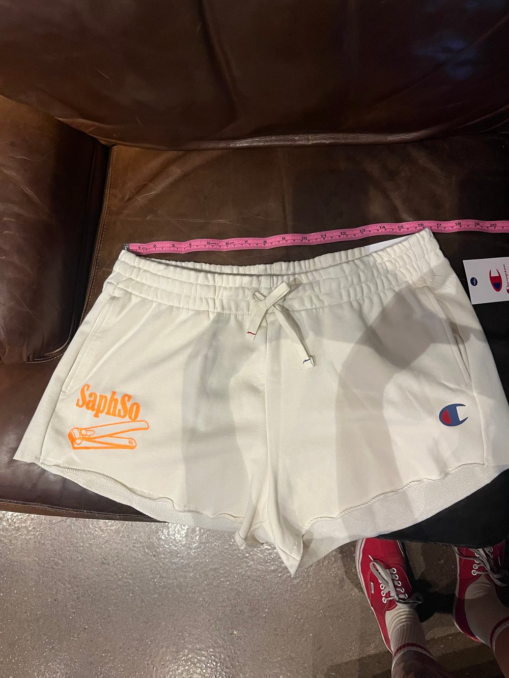 L  CHAMPION CREAM CLIPPERS LOGO TANG INK