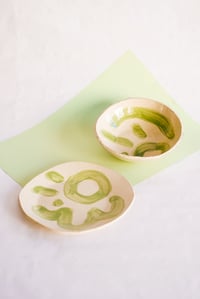 Image 1 of Set de platos Primavera / verde