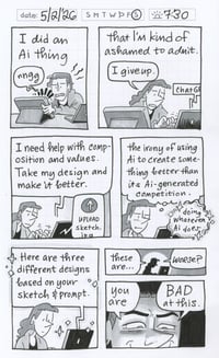 Image 2 of NEW!! Daily Comic 5/2: Bad Ai