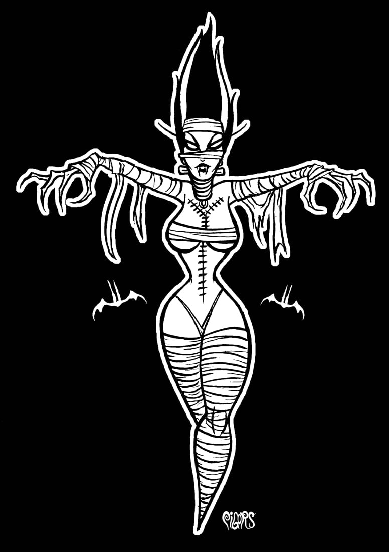 Image of preorder MUMMY BRIDE - Mens shirt -ships JUNE 6TH