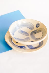 Image 1 of Set de platos Primavera / azul