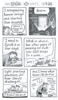 NEW!! Daily Comic 5/4: Make a Banner in Four Days