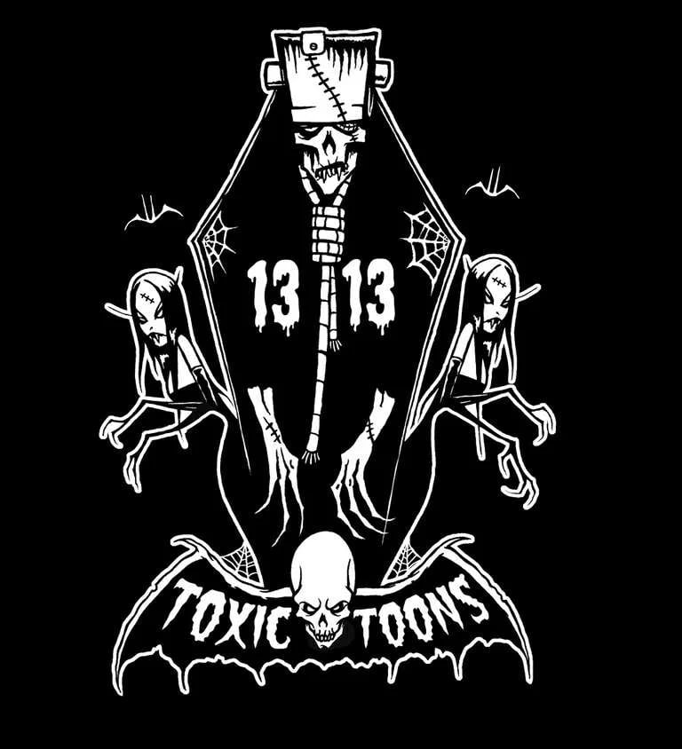 Image of preorder TOXICTOONS GHOUL GANG -  Longsleeve tshirt- ships JUNE 6th 