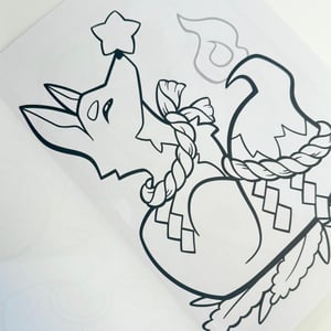 Image of 'Lucky You' Coloring Book by Tiny Kaiju