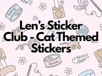 Len's Sticker Club - Cat Themed Stickers