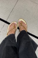 Image 2 of Sandalias gold