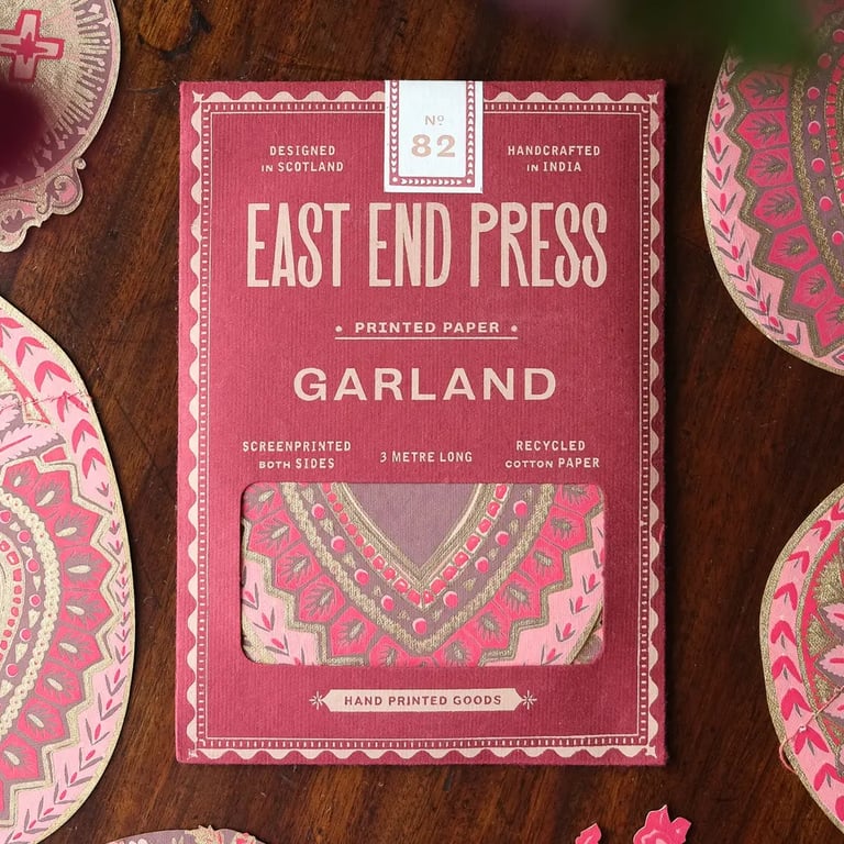 GUIRLANDE COUSUE MILAGRO ROSE - EAST END PRESS Image 17