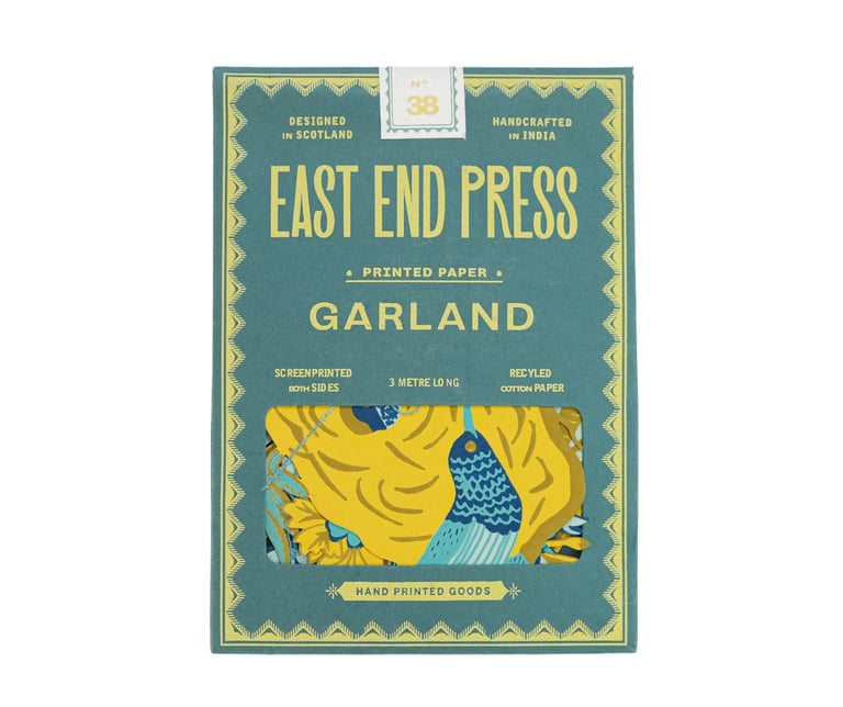 GUIRLANDE COUSUE NIDS D'OISEAUX - EAST END PRESS
