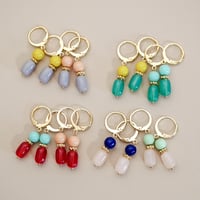 Image 1 of Boucles d'Oreilles POPPY - 8 Coloris