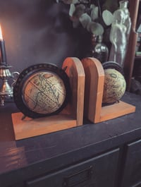 Image 2 of Globe book ends 