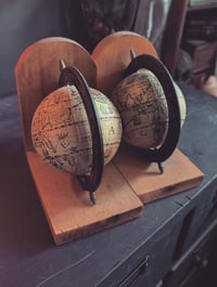 Image 3 of Globe book ends 