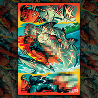 Image 1 of Shark Attack / MINI PRINT