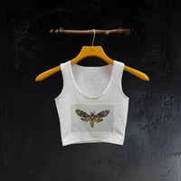 Image 1 of Death-head Moth Cropped Women’s Tank