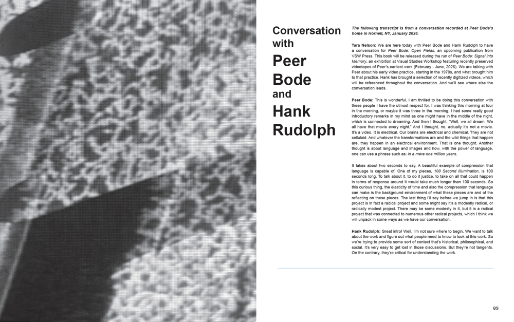 Peer Bode: Open Fields