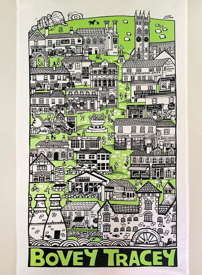 Bovey Tracey Tea Towel
