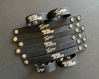 Image 1 of TUFF or Metal Sludge Leather Wrist Wrap, 2" Wide or 3/4" Wide