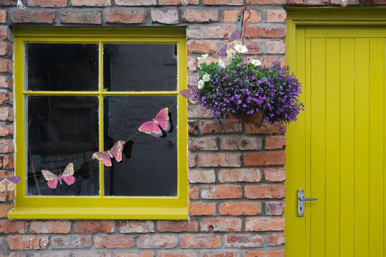 GUIRLANDE COUSUE PAPILLONS COLORÉS - EAST END PRESS Image 4