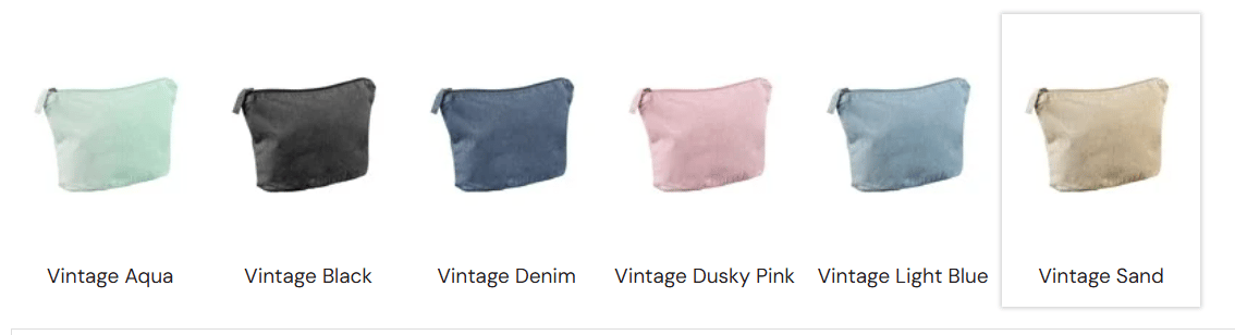 Image of Denim Accessory bag - 5 colours available